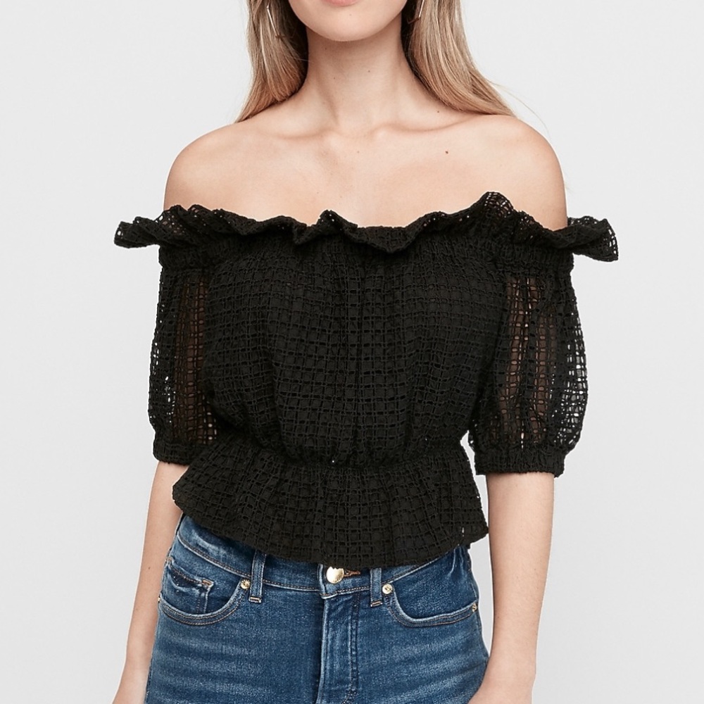 NWT Express Off the Shoulder Blouse, Size M